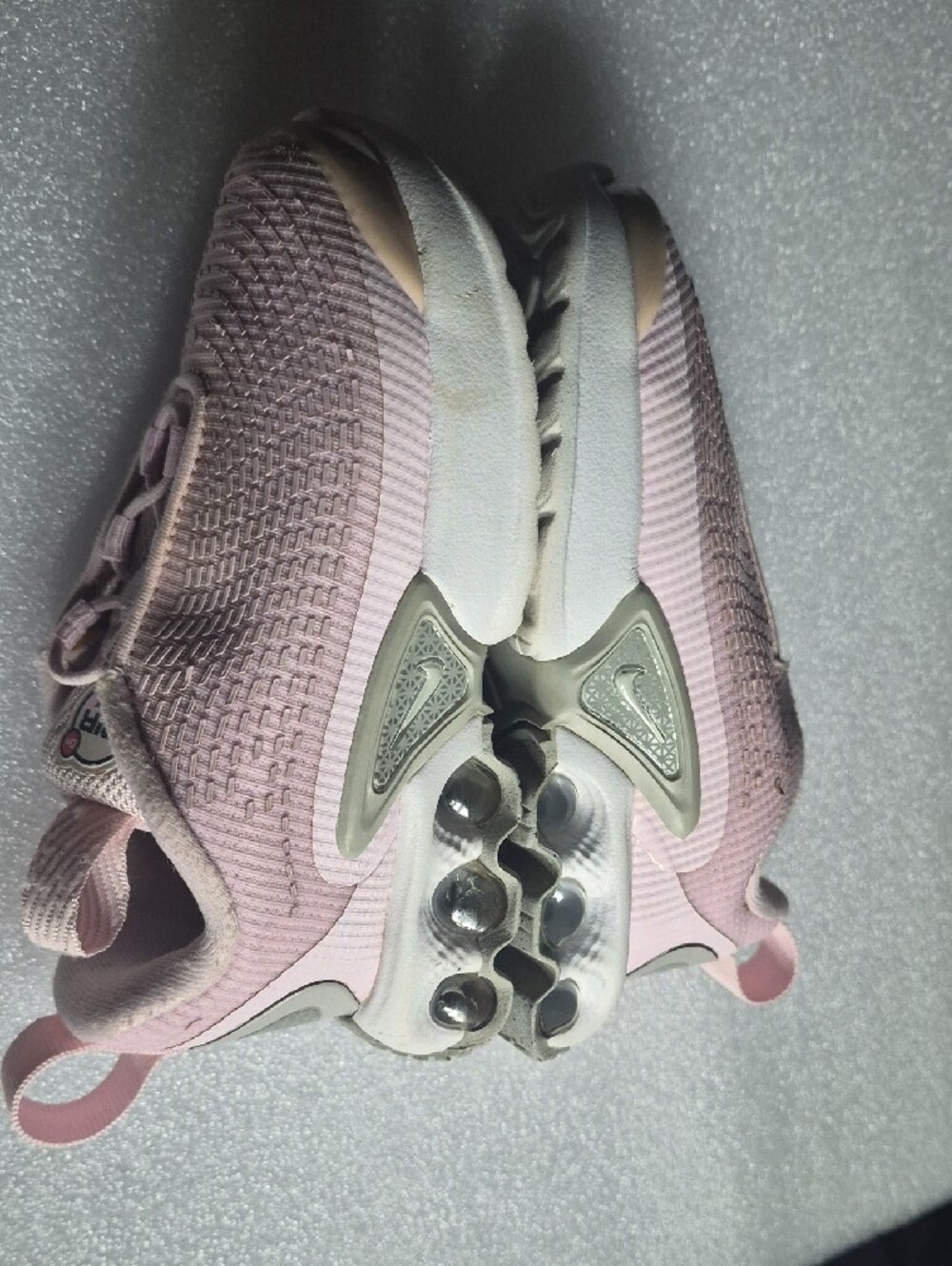 Nike Girls' Pink Slip-On Air Max Knit Sneakers - Picture 4 of 11